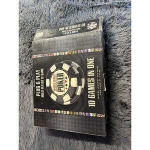 WORLD SERIES OF POKER Texas Hold 'Em TV PLUG & PLAY 4 Player Radio Shack Flaw!